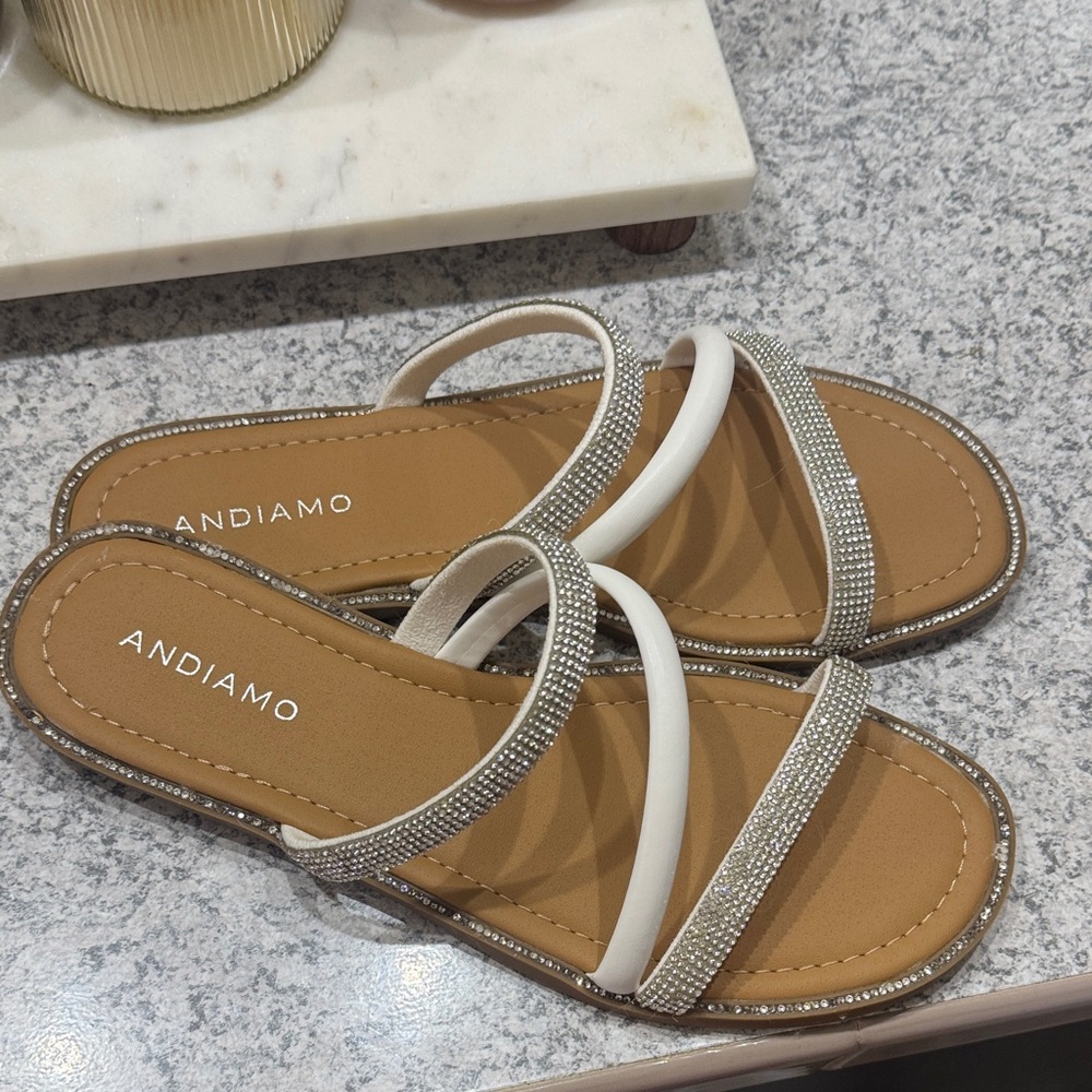 Size 10 Women's White Sandals